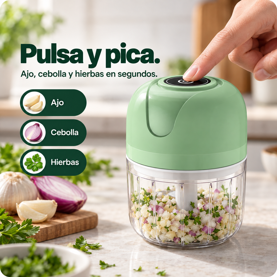 Mini Picadora Eléctrica de 250 ml